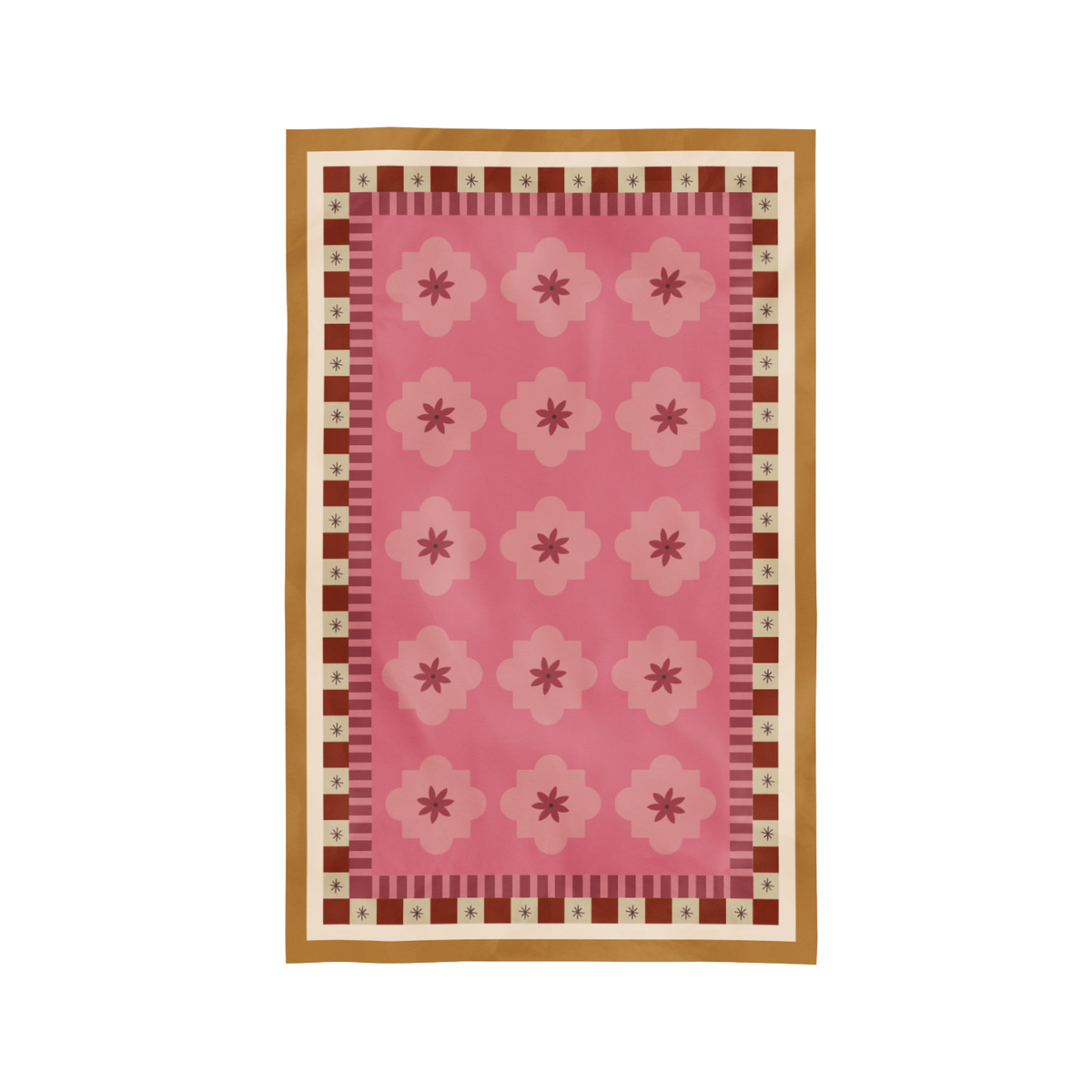 The Dusty Rose and Stars Tablecloth