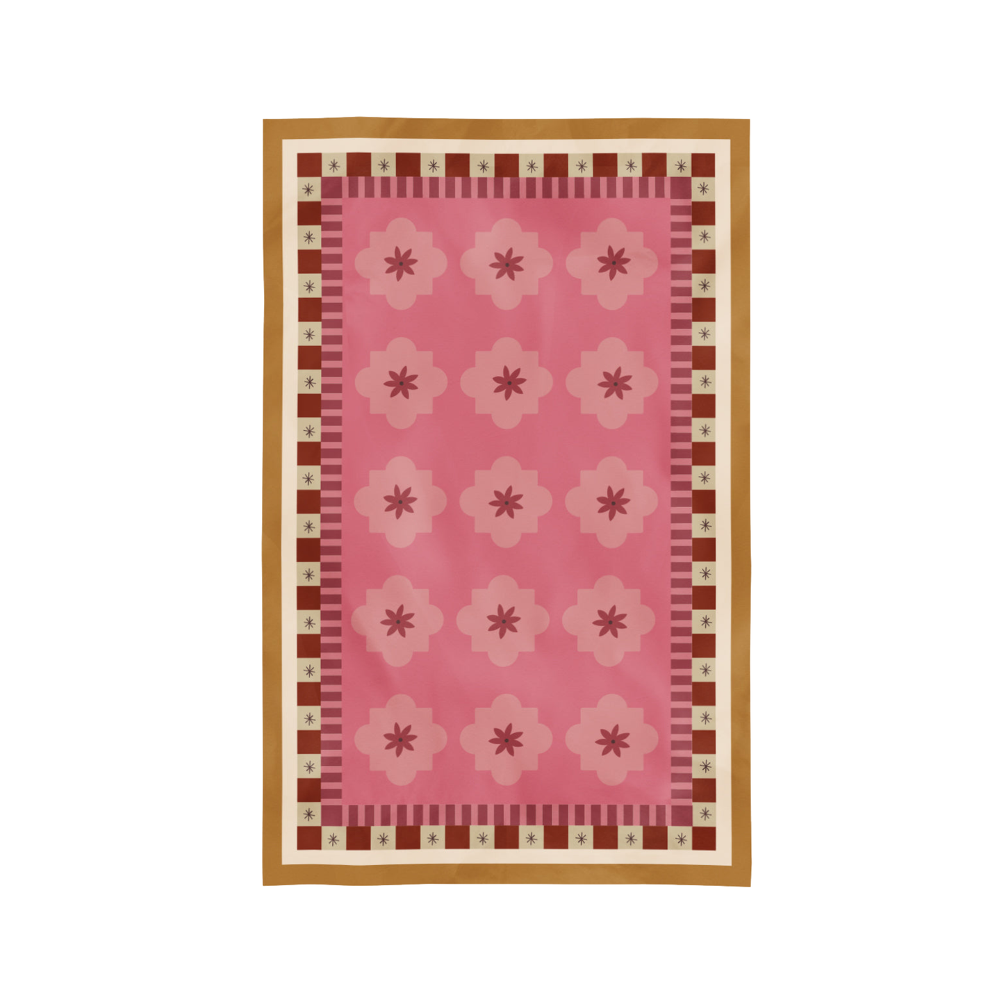 The Dusty Rose and Stars Tablecloth