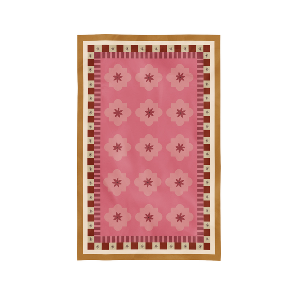 The Dusty Rose and Stars Tablecloth