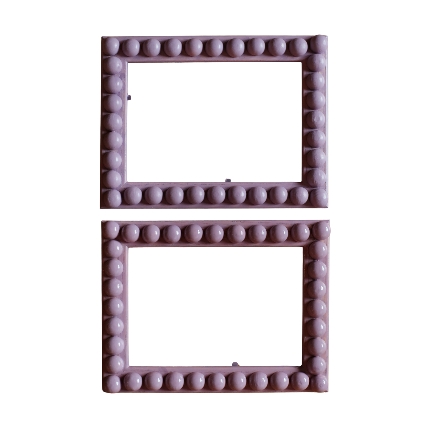 French Lavender Stained Bobbin Frame