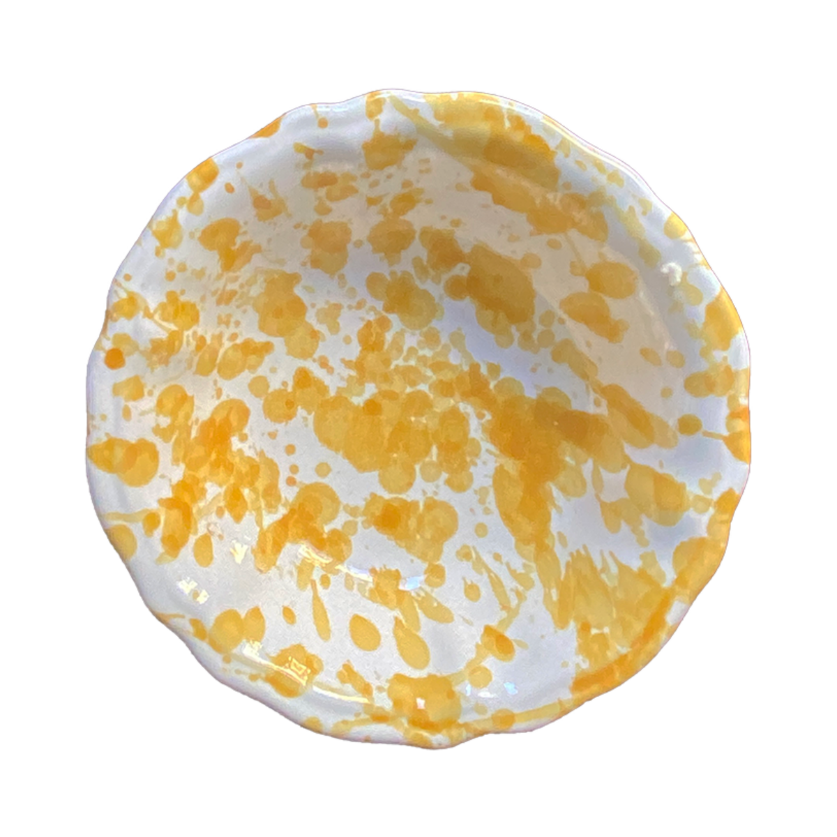 Bowl 14 cm Dots Ochre