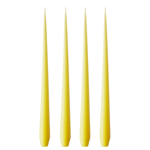 Olivia's Lemon Drop Large Taper Candles
