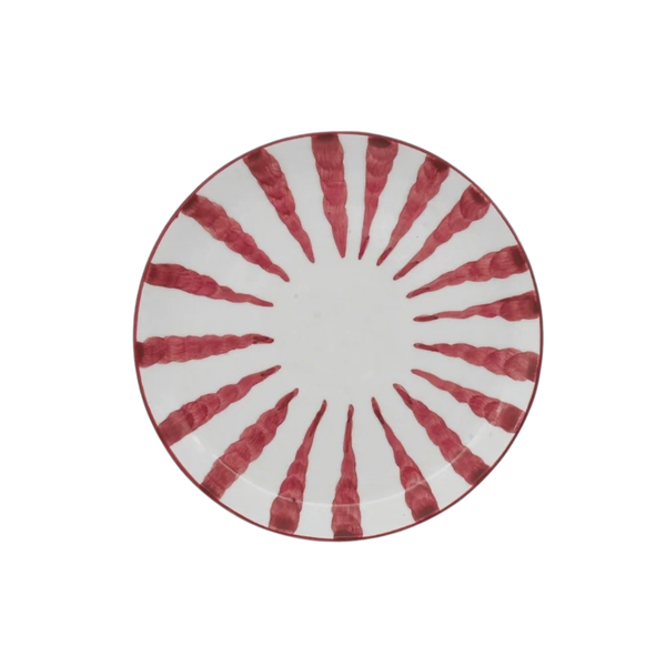 Wave Dinner Plate - Grenadine