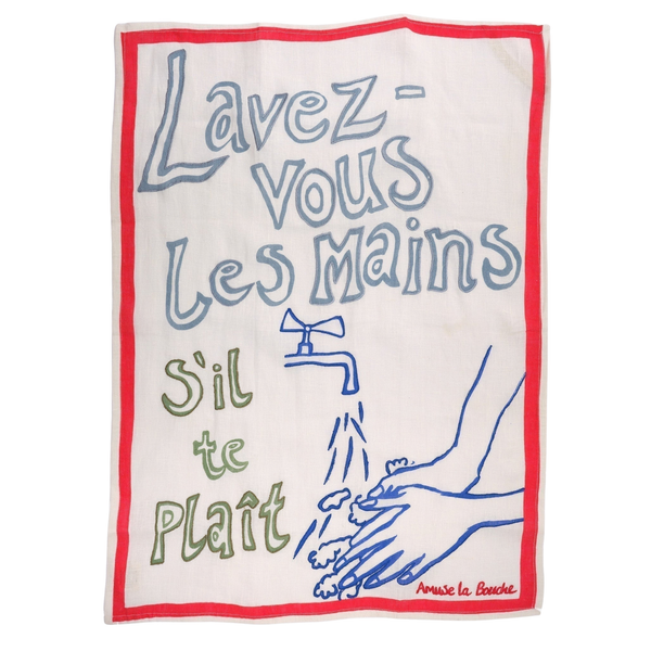 Wash Your Hands Tea Towel