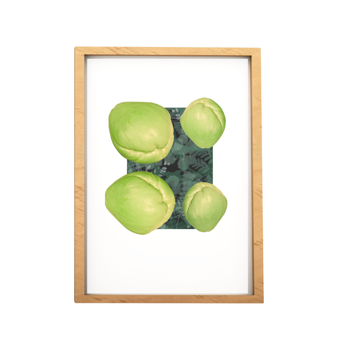 Cho Cho Vegetable Collage Print