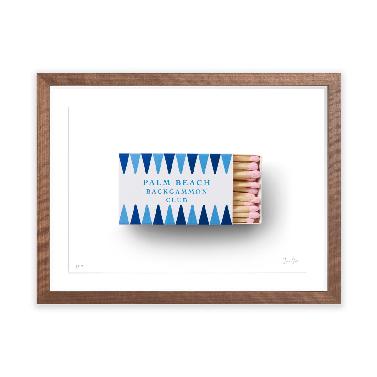 Palm Beach Backgammon Club Print