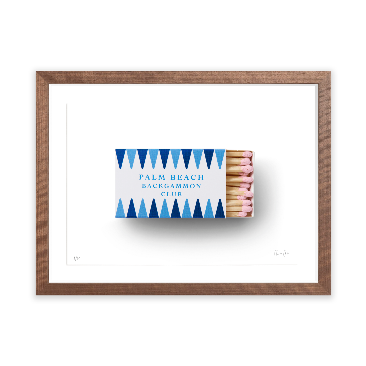Palm Beach Backgammon Club Print