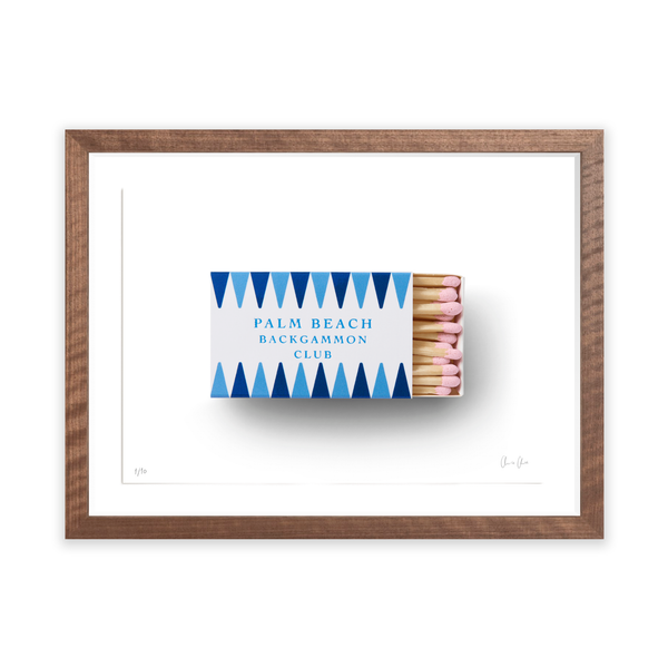 Palm Beach Backgammon Club Print