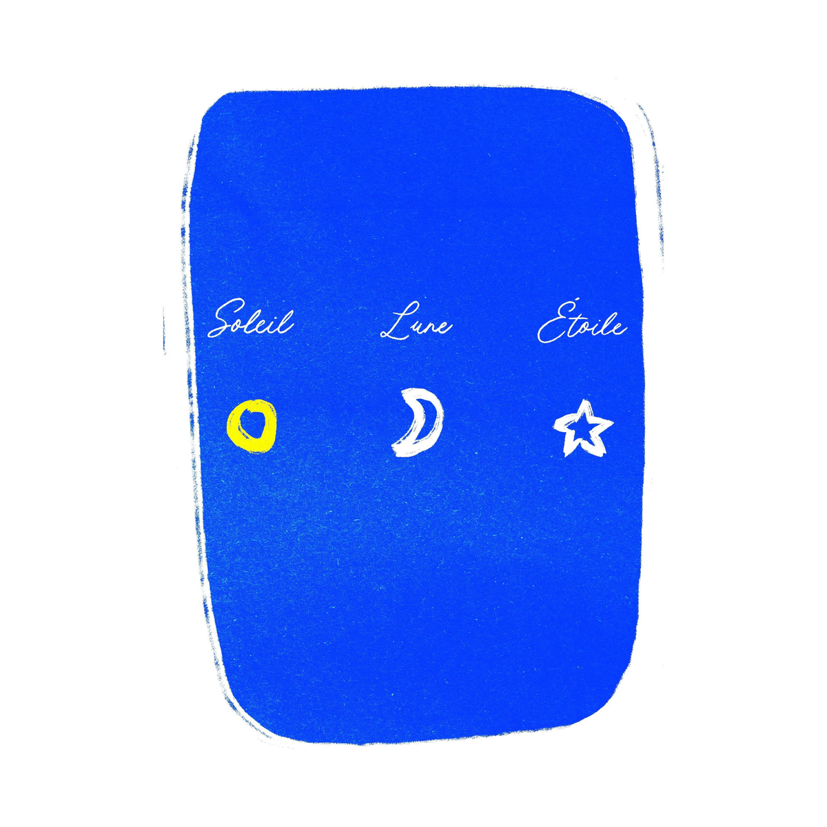 Soleil Lune Étoile Print