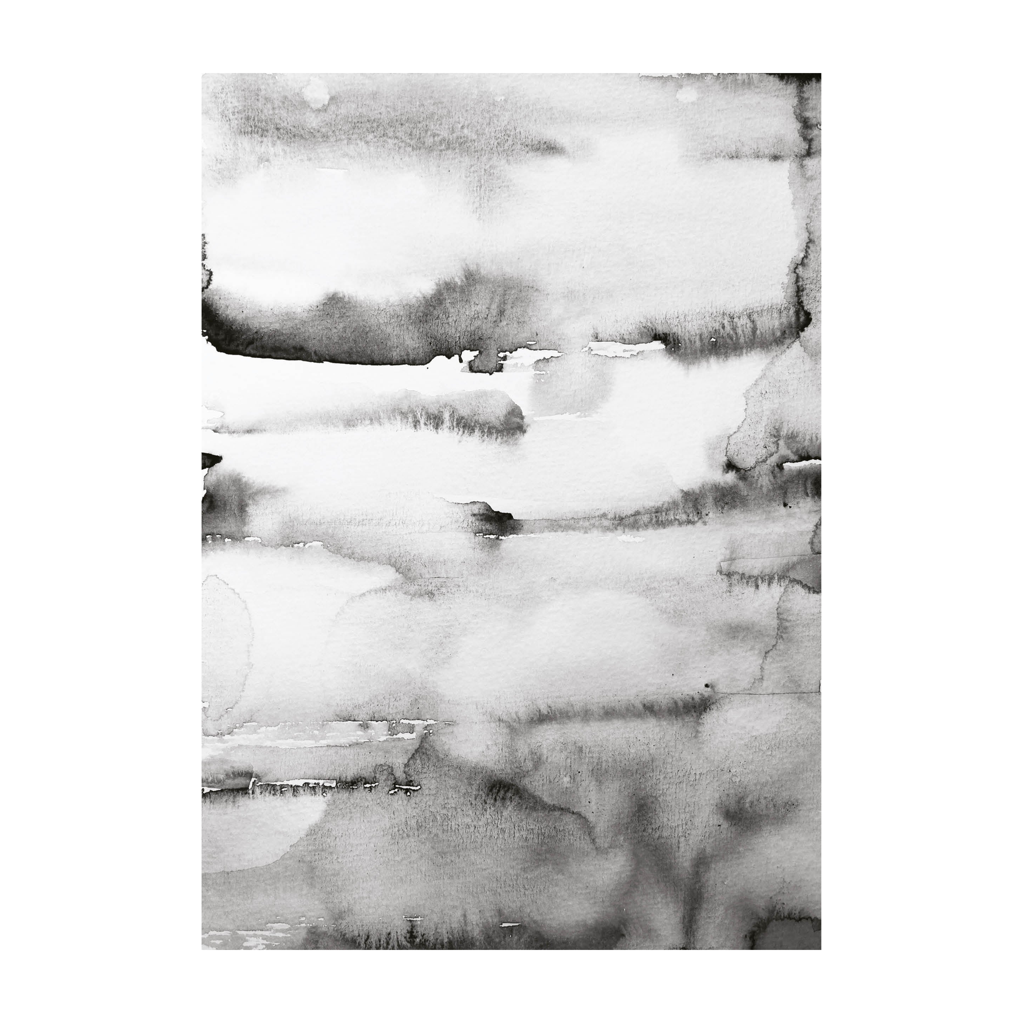 "Grey Water Color" Print