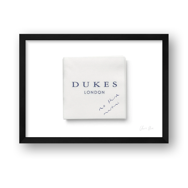 Napkin at Dukes i Print