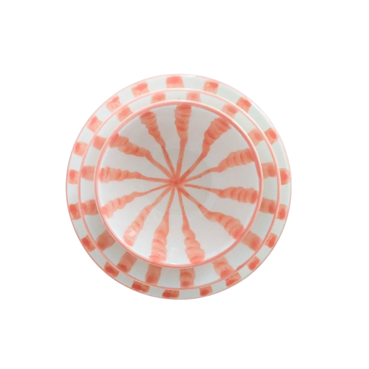 Wave Dinner Set - Blush - 3 Piece
