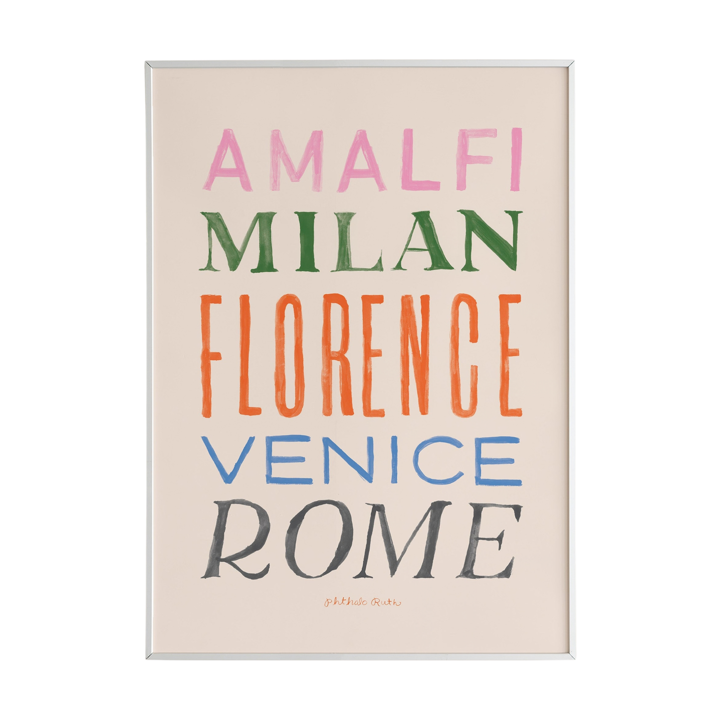 Italian Cities Art Print