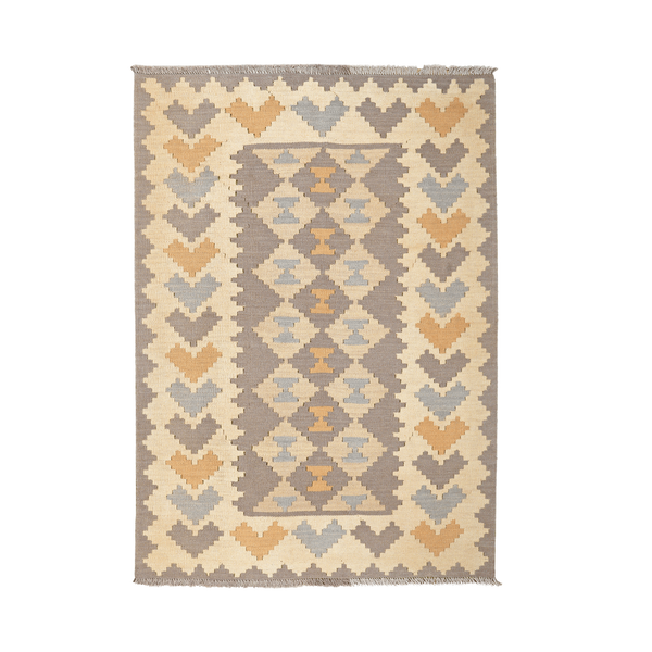 Kilim Gashgai Rug · Hand-Woven - Grey, 167x117 cm