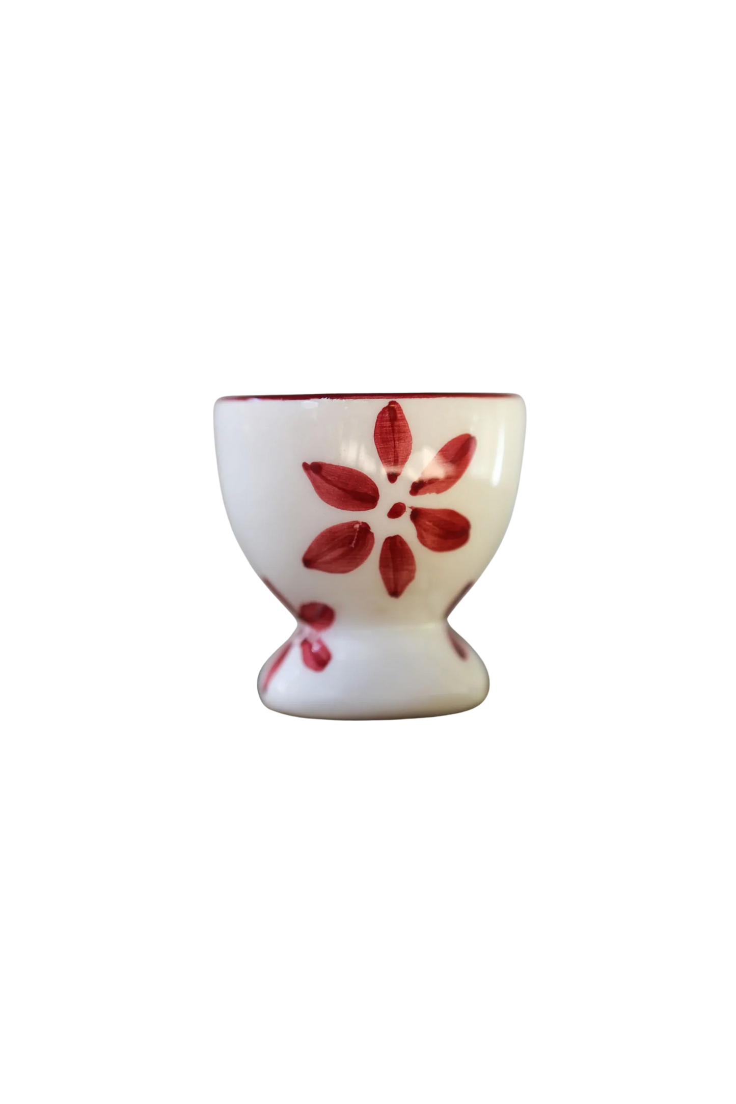 Floral Egg Cup, Grenadine
