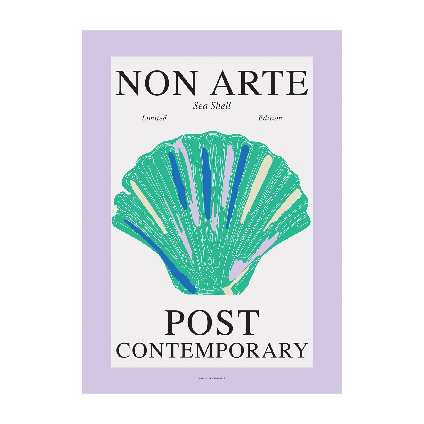 Sea Shell Green Print