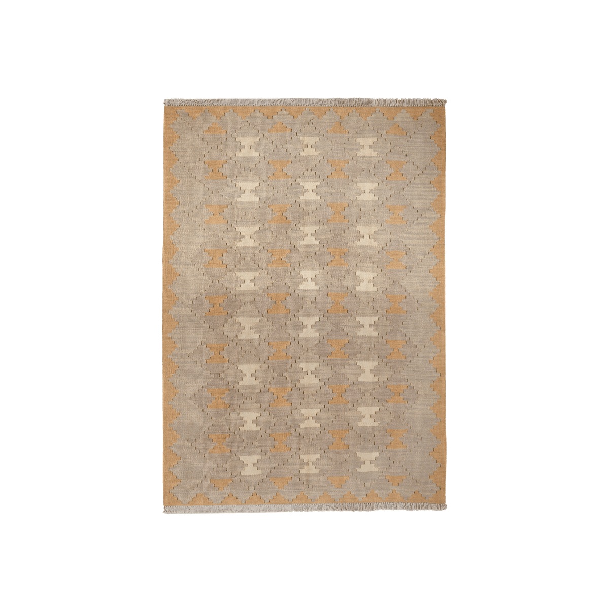 Kelim Gashgai Handwoven – Grey, 172 x 121cm