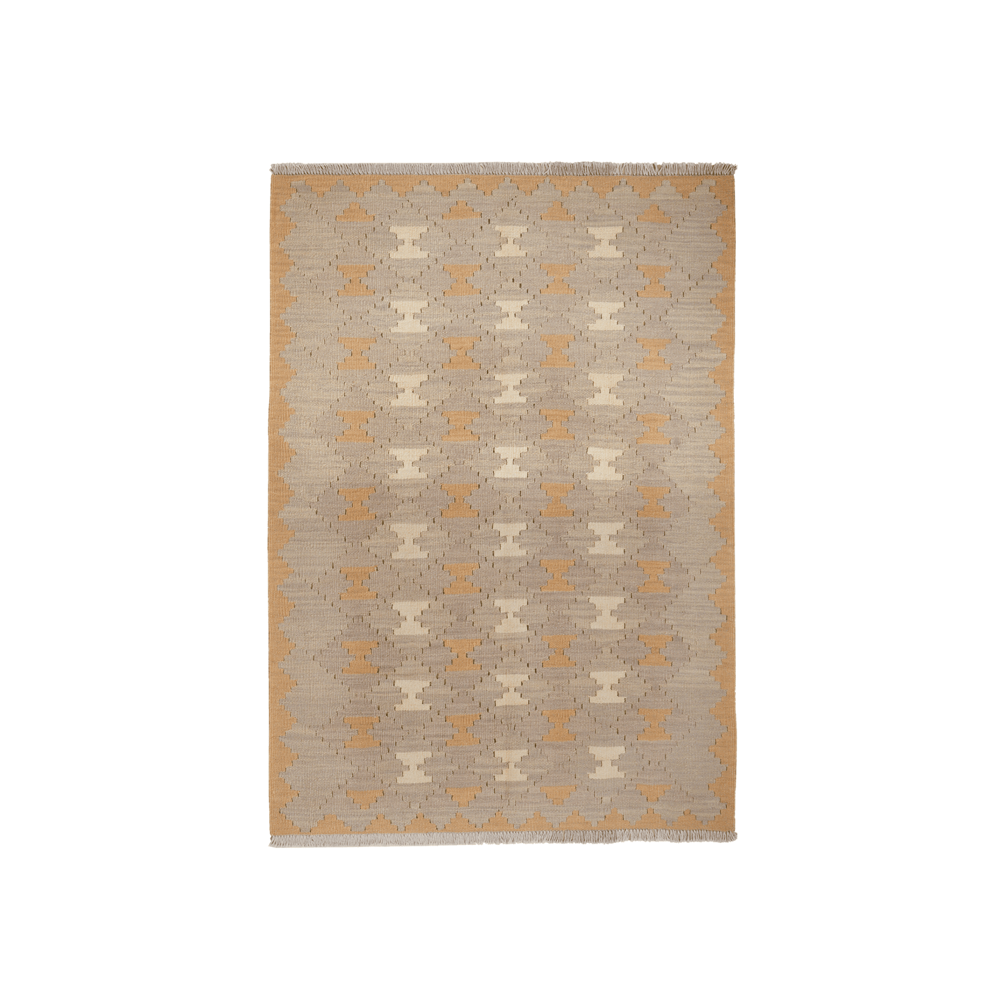 Kelim Gashgai Handwoven – Grey, 172 x 121cm
