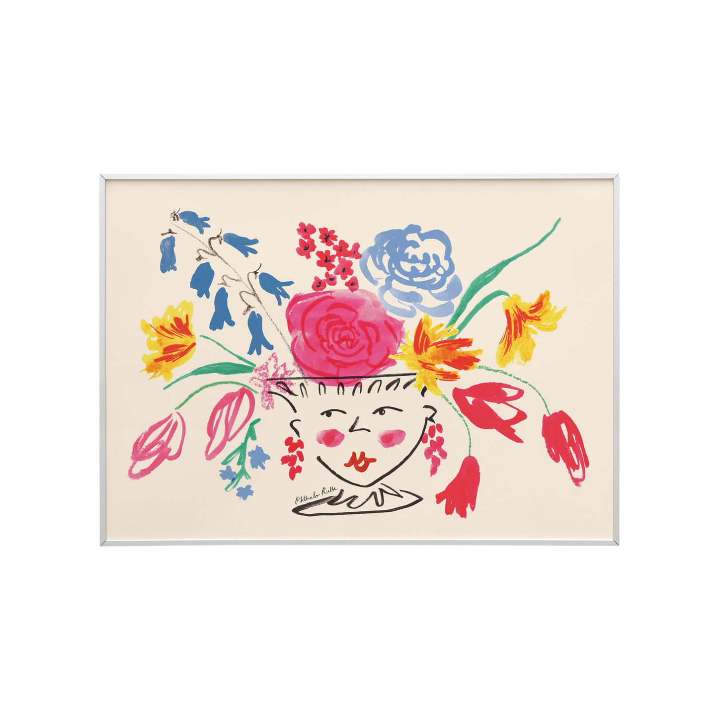"Blooming Vase" Art Print