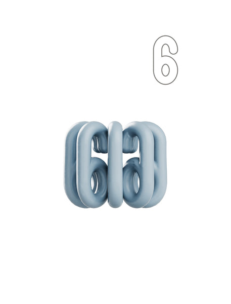 Digit Candle Holder Six