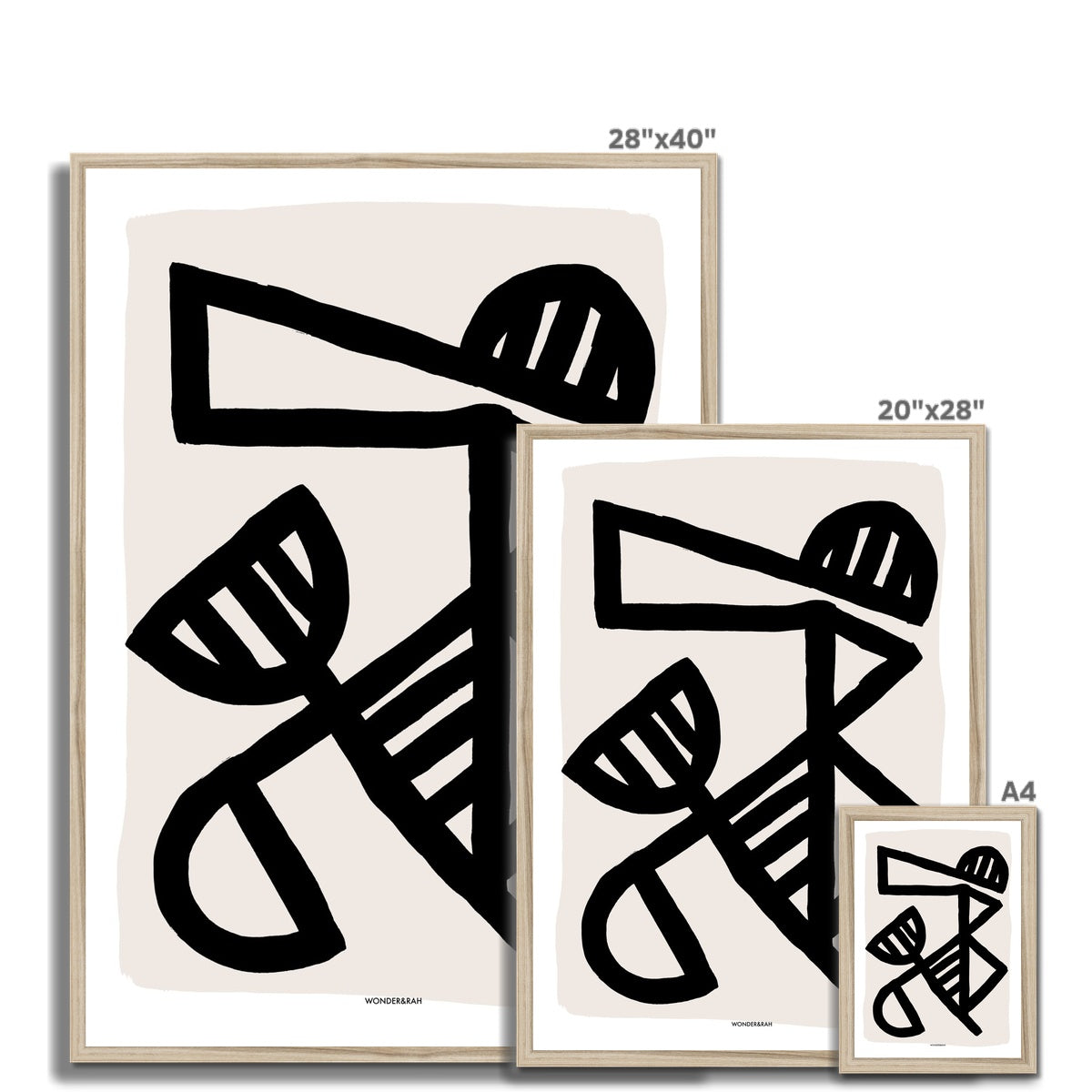 Cotton Contemporary Botany Print