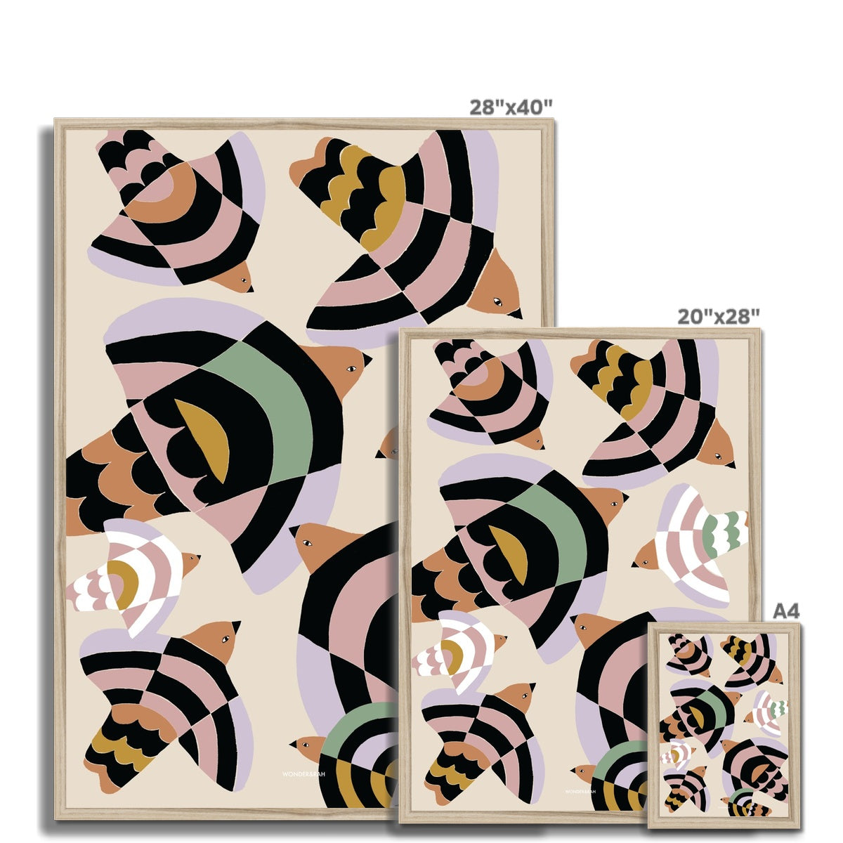 Spring Flock Children's Print