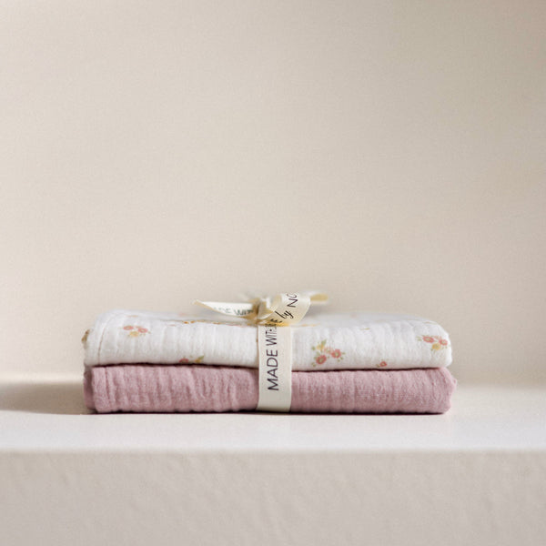 Baby's Pink Swaddles | Set of 2