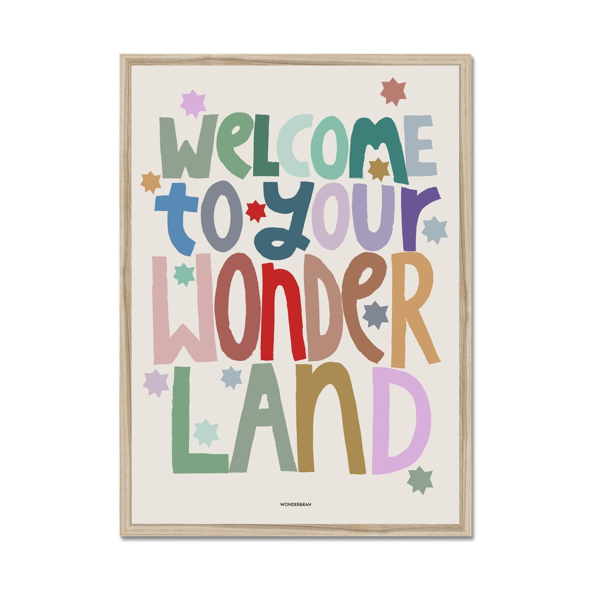 Wonderland Rainbow Children's Print