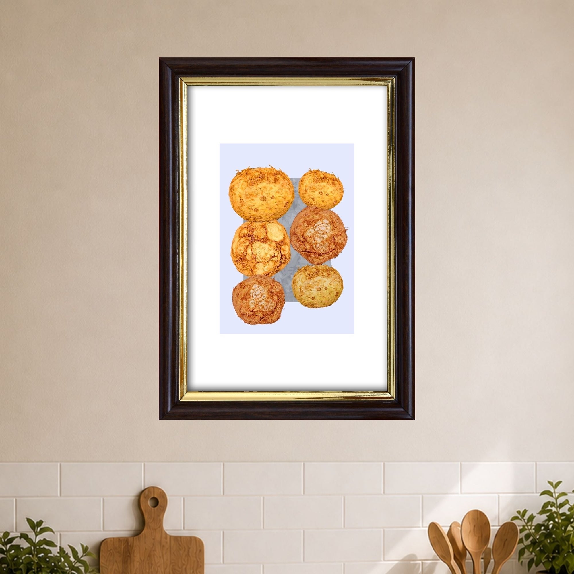 The Humble Celeriac Collage — A4 Limited Edition Print