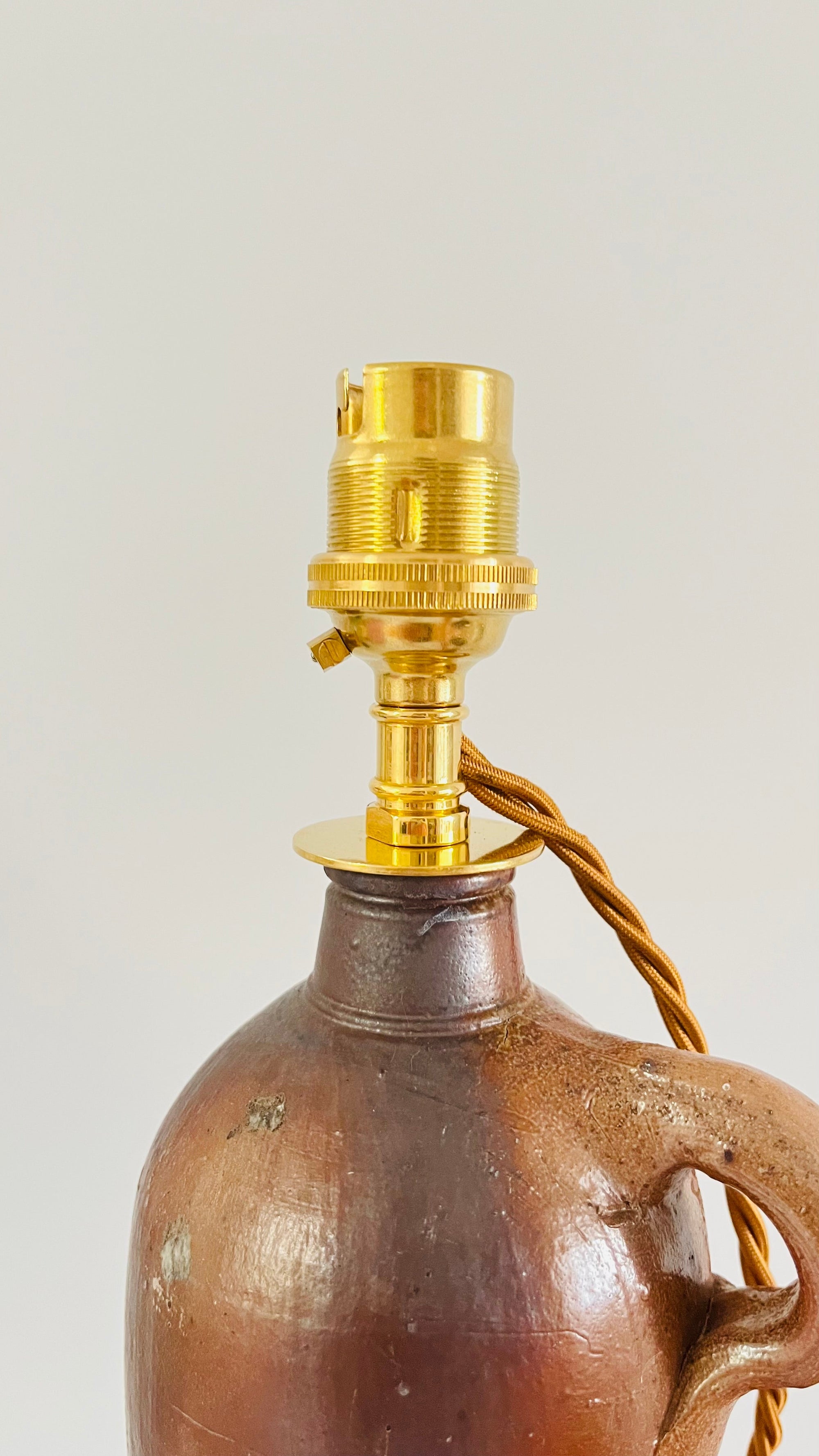 Antique Dutch Jug Lamp
