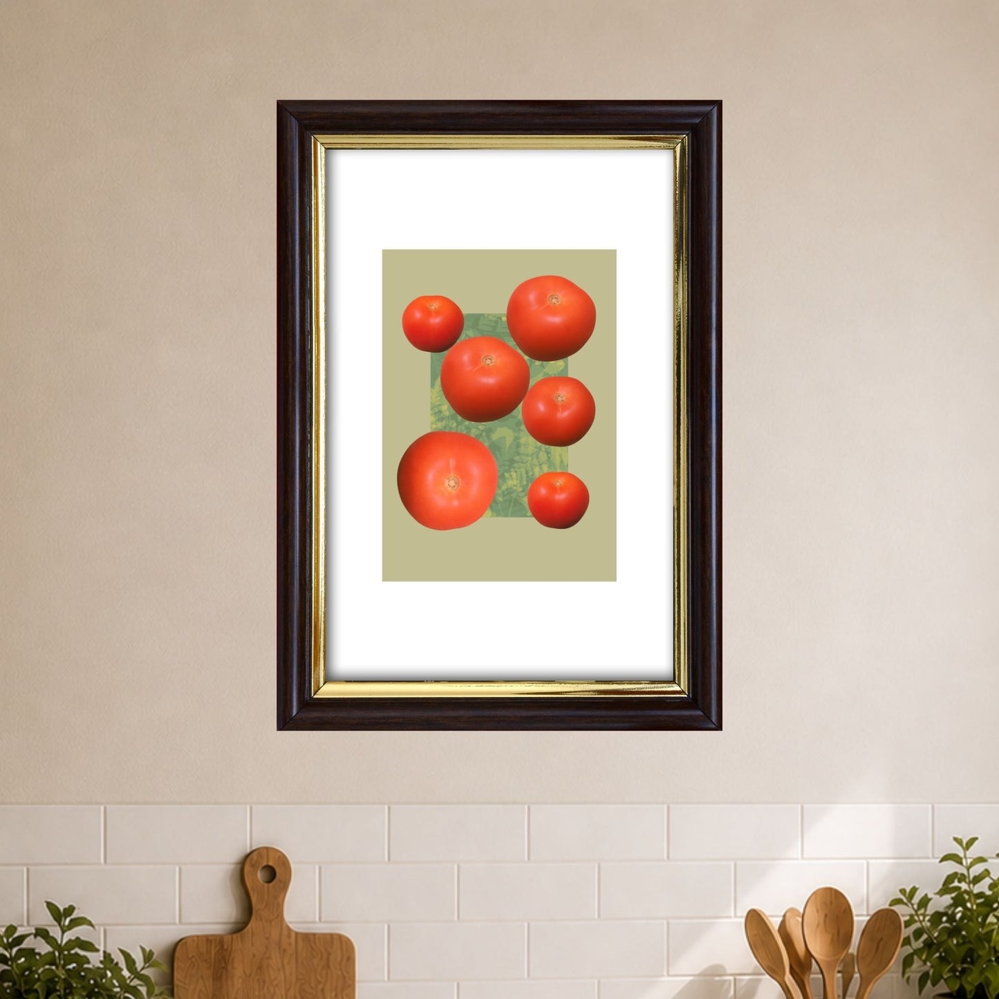 Domestic Orbits - Tomato Collage — A4 Limited Edition Print