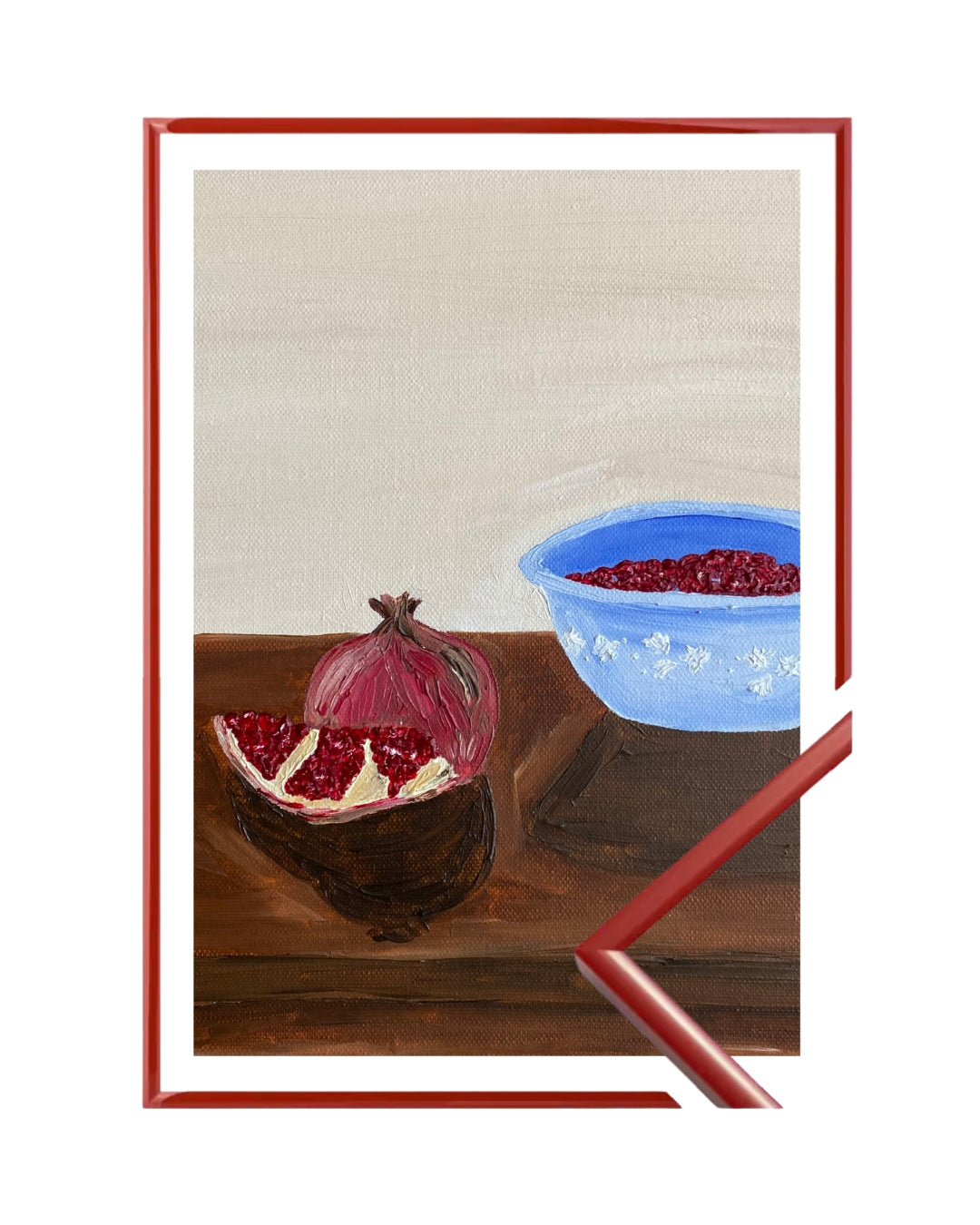 Peeled Pomegranate Fine Art Print