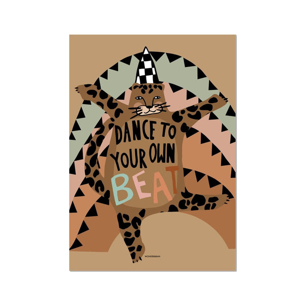 Dancing Leopard Children's Print
