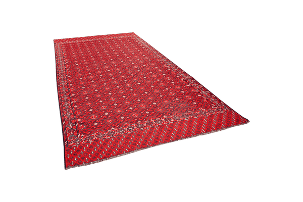 Kelim Turkman — Handmade, 204x329 cm, Multicolor, 100% Virgin Wool | View 5