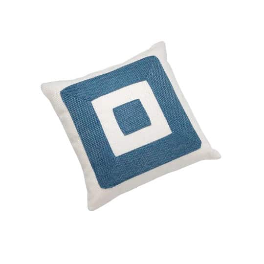 Linen Blue Infinity Cushion