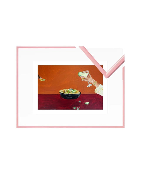 Sharing Nachos and Margaritas Fine Art Print