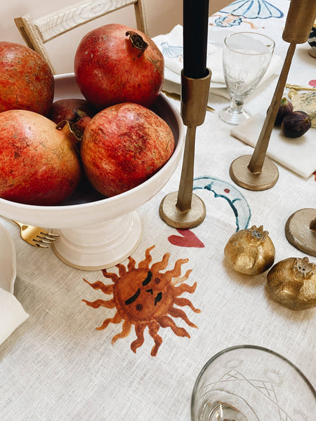 Dinette Illustrated Tablecloth - Medium