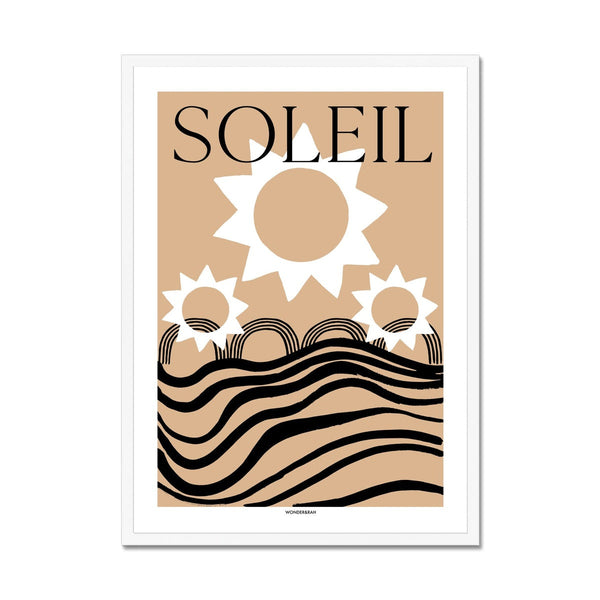 Soleil Abstract (Text) Print