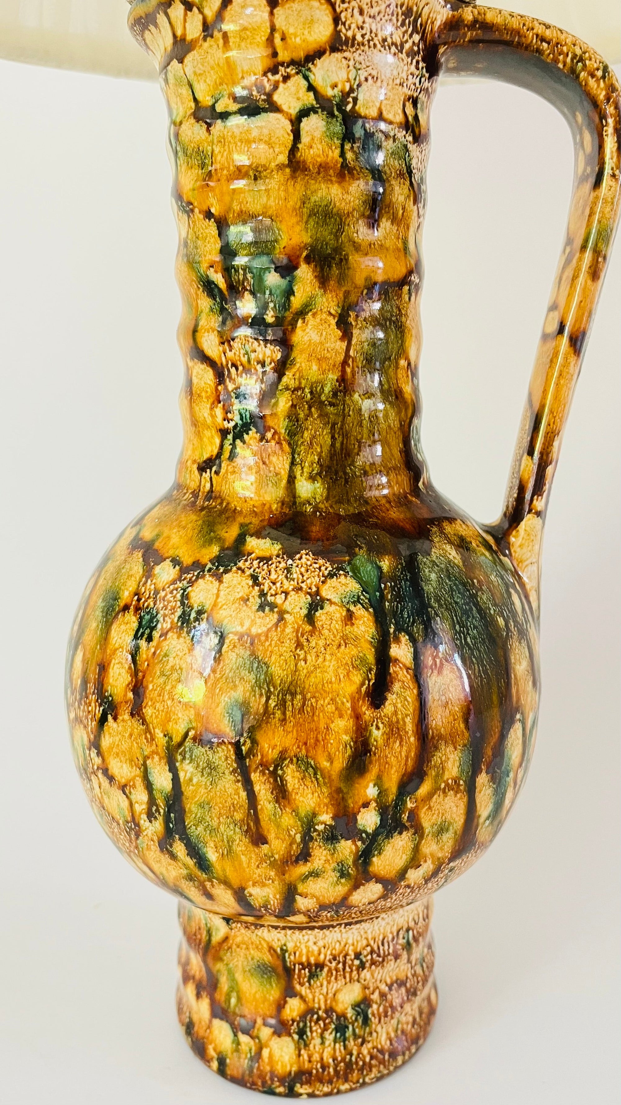 Studio Pottery Jug Lamp