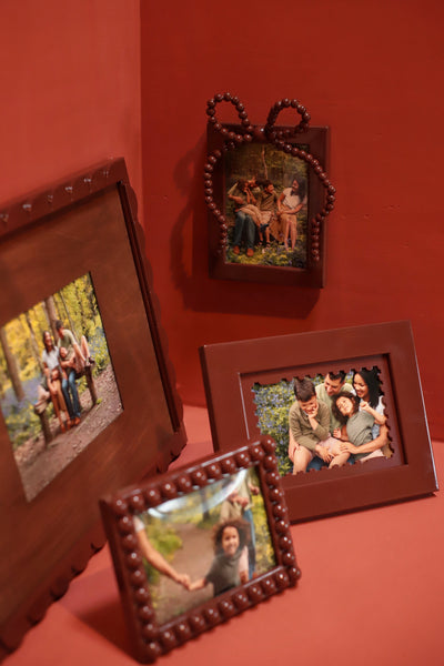 Beaded Bow Frame