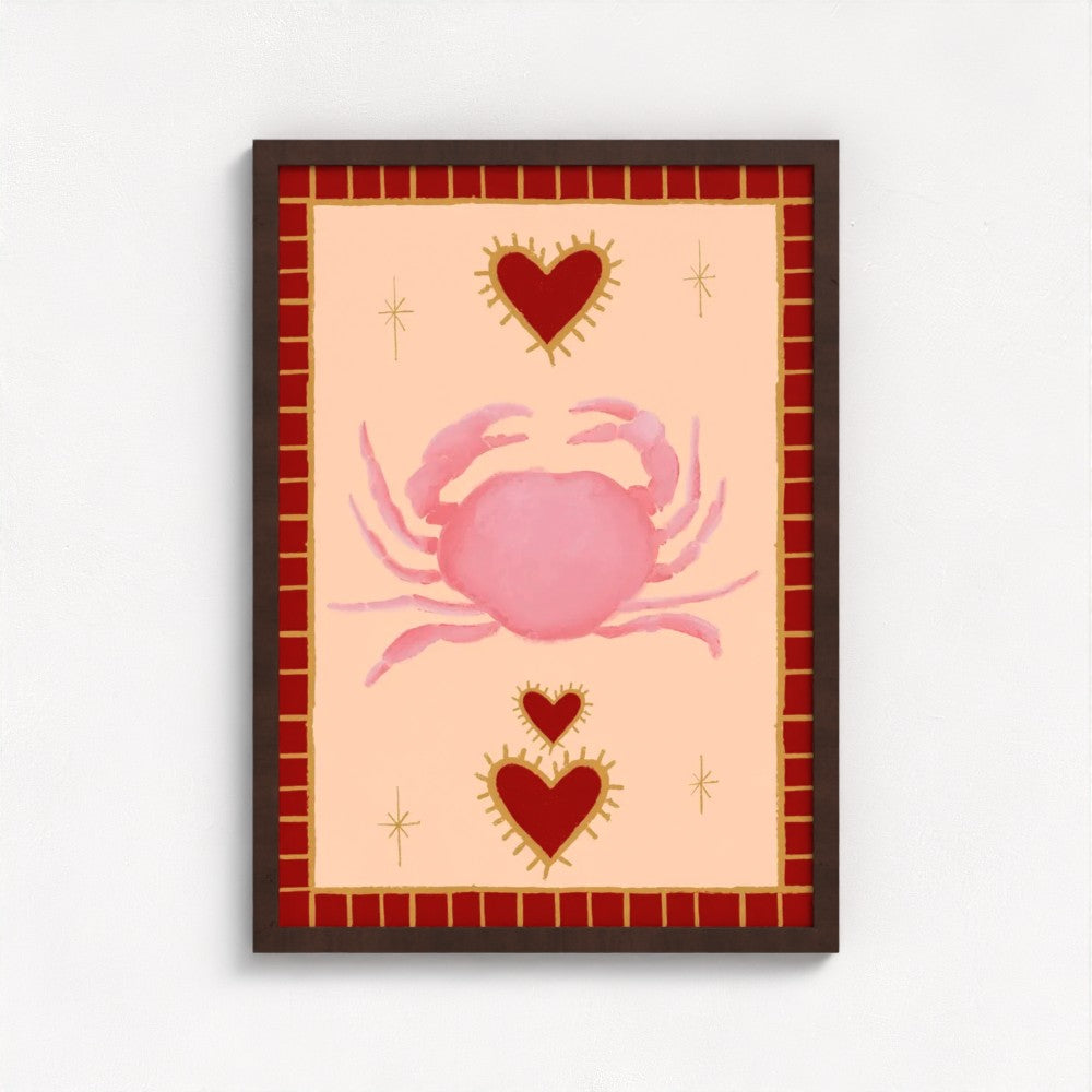 Le Crab art print — additional product photo of the design, view 2