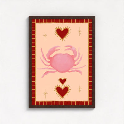 Le Crab art print — additional product photo of the design, view 2