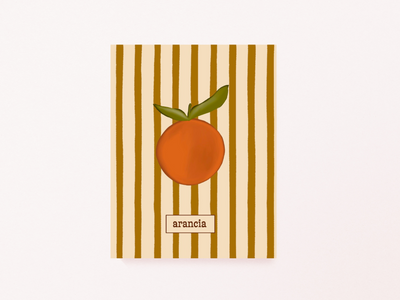 Arancia art print — additional product photo of the design