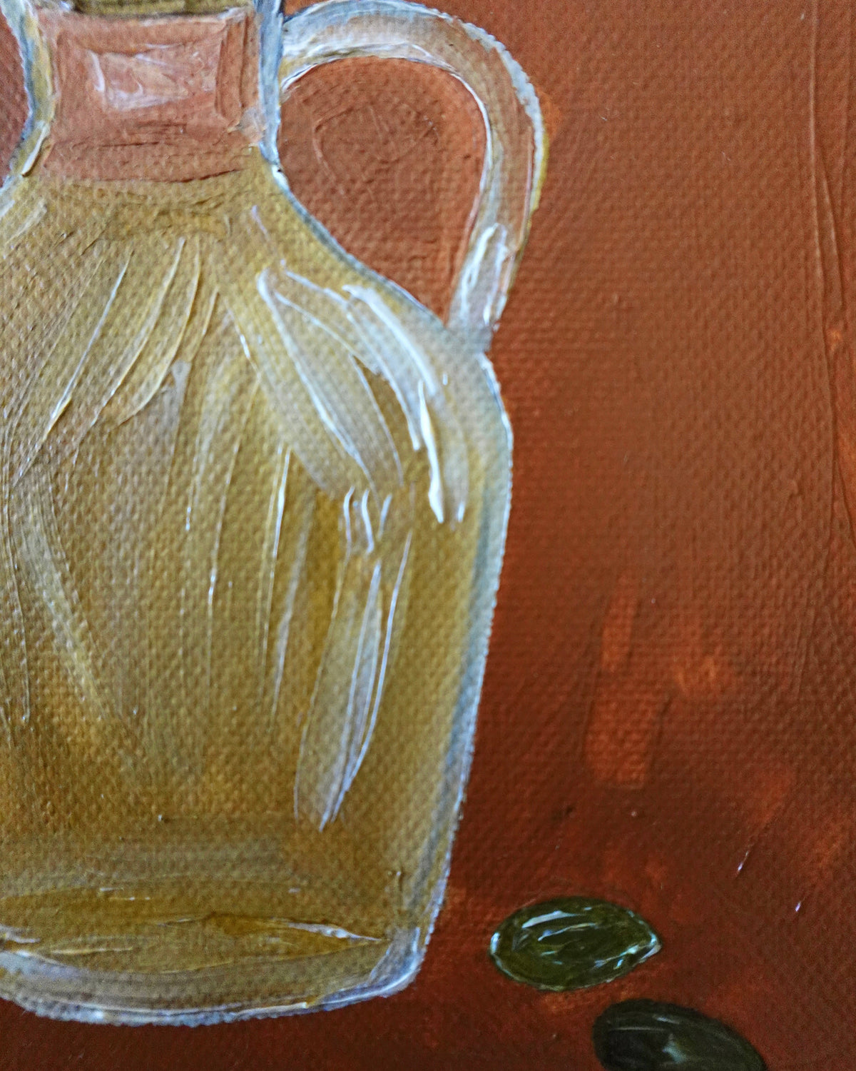 Pass the Olive Oil Painting