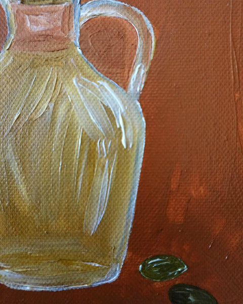 Pass the Olive Oil Painting