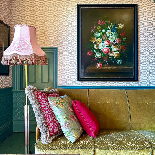 The Rose Quartz Damask Lampshade
