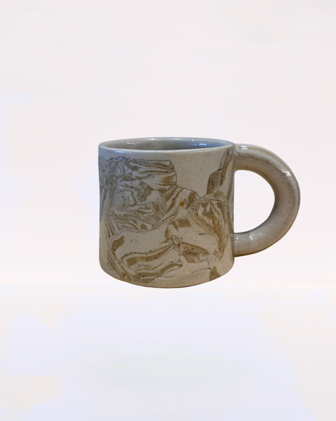 Handcrafted Ceramic Mug - Large Nerikomi
