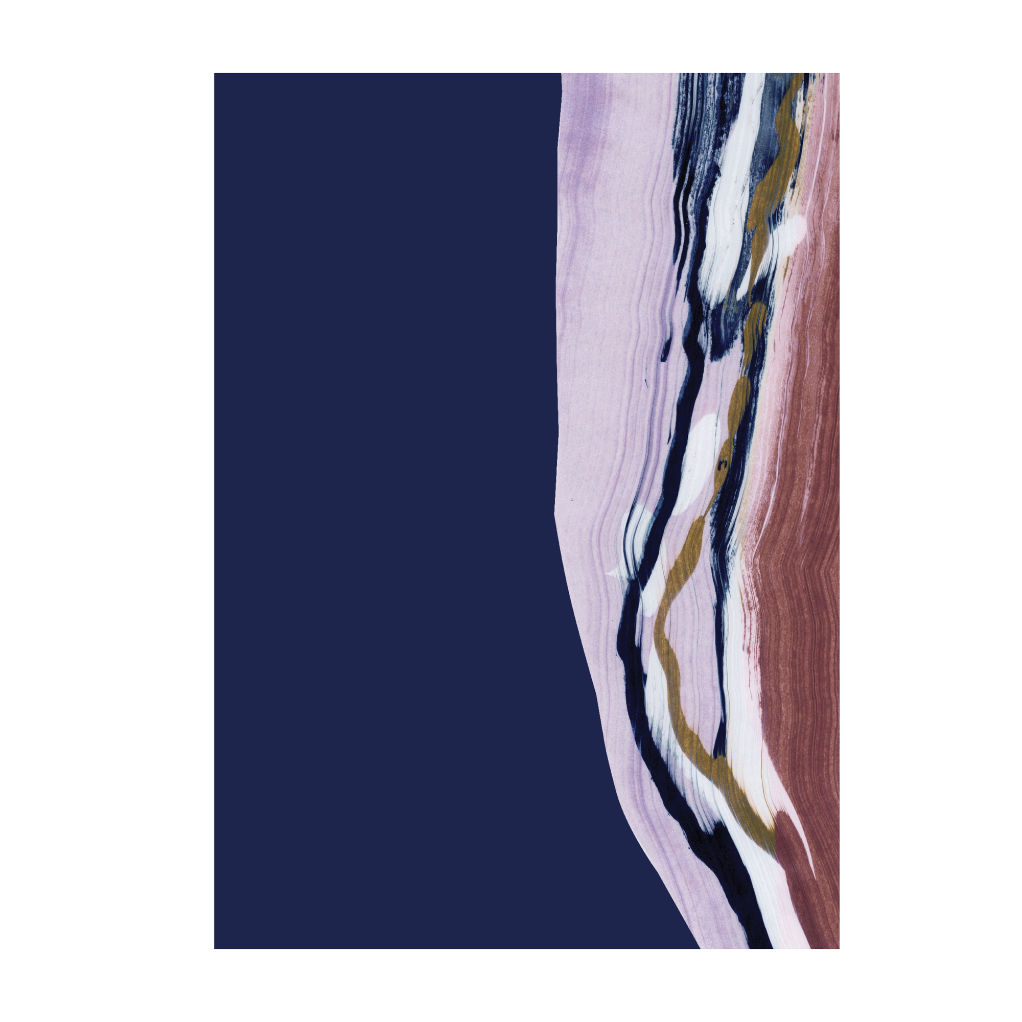 "Agate Cut" A3 Print