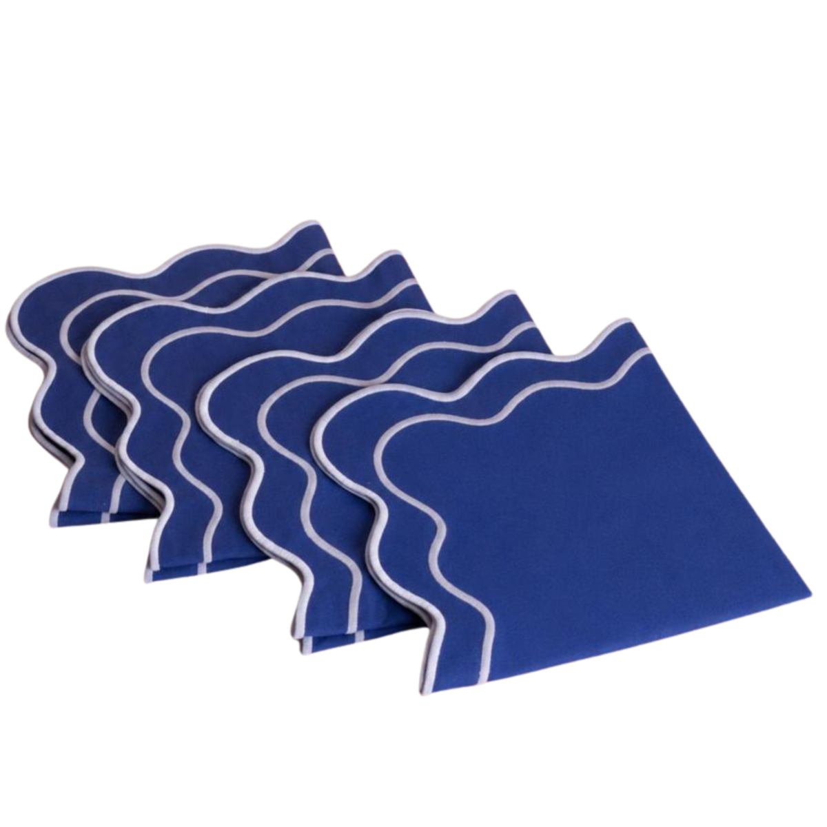 The Santorini Scallop Napkin- Set Of 4