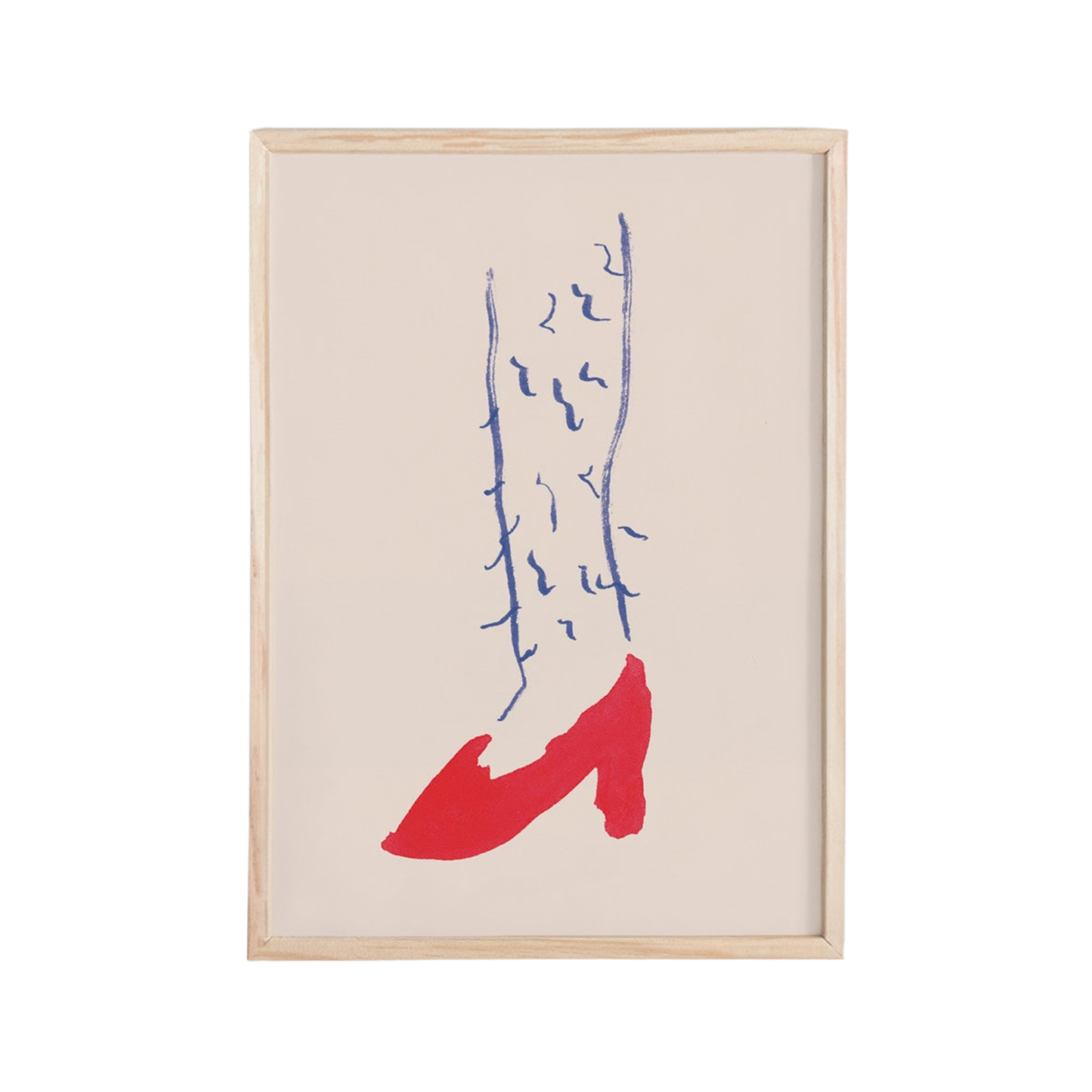 “Hairy Heels” Mini Art Print